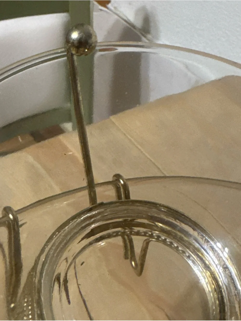 MCM Mid Century Modern Anchor Hocking Chip & Dip Glass Bowl Set